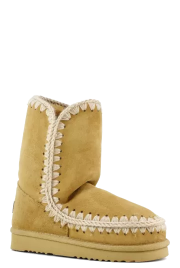 MOU Fur-lined ankle boots -...