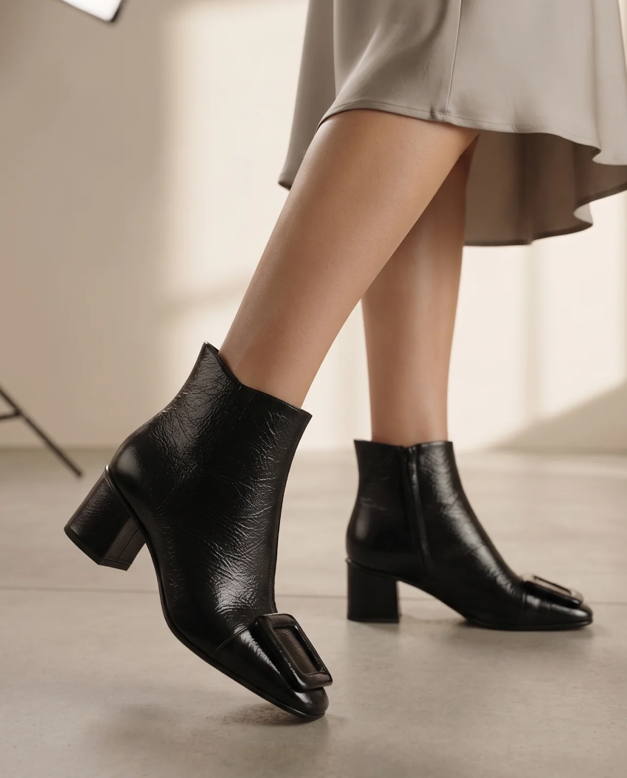 Venise 55540 Black Boots - Image 4