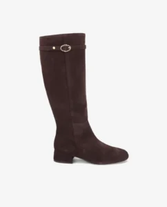 Bottes hautes en daim Marvella pour femme