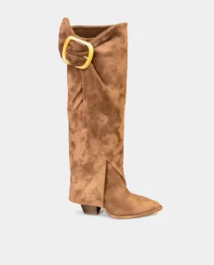 Stivale Alto Scamosciato